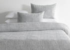 Catrin Cotton Duvet Set Queen Blue/Iv