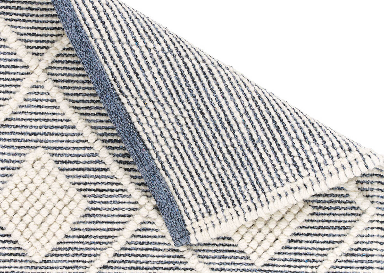 Olympia Accent Rug - Navy/Ivory