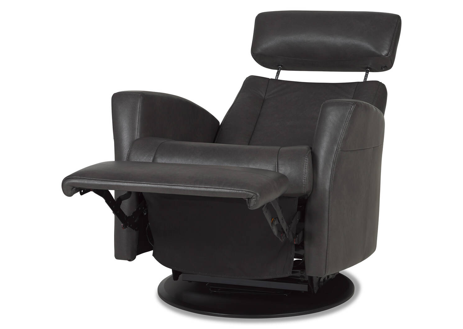 Gabriel Leather Recliner -Sol Slate