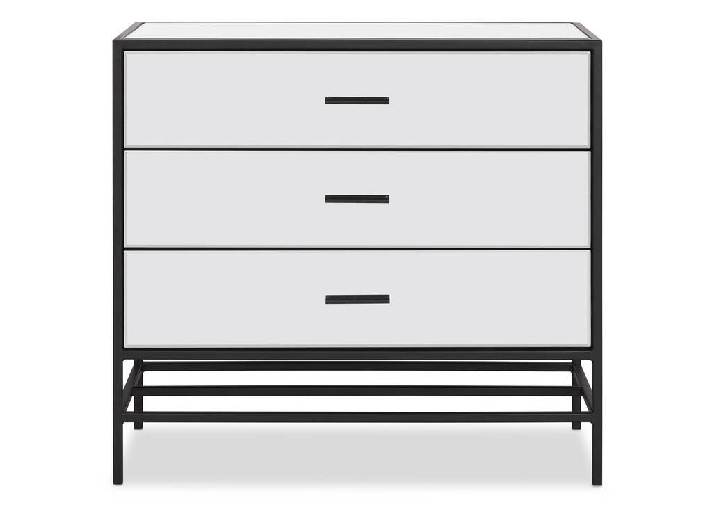 Marilyn 3 Drawer Chest -Black