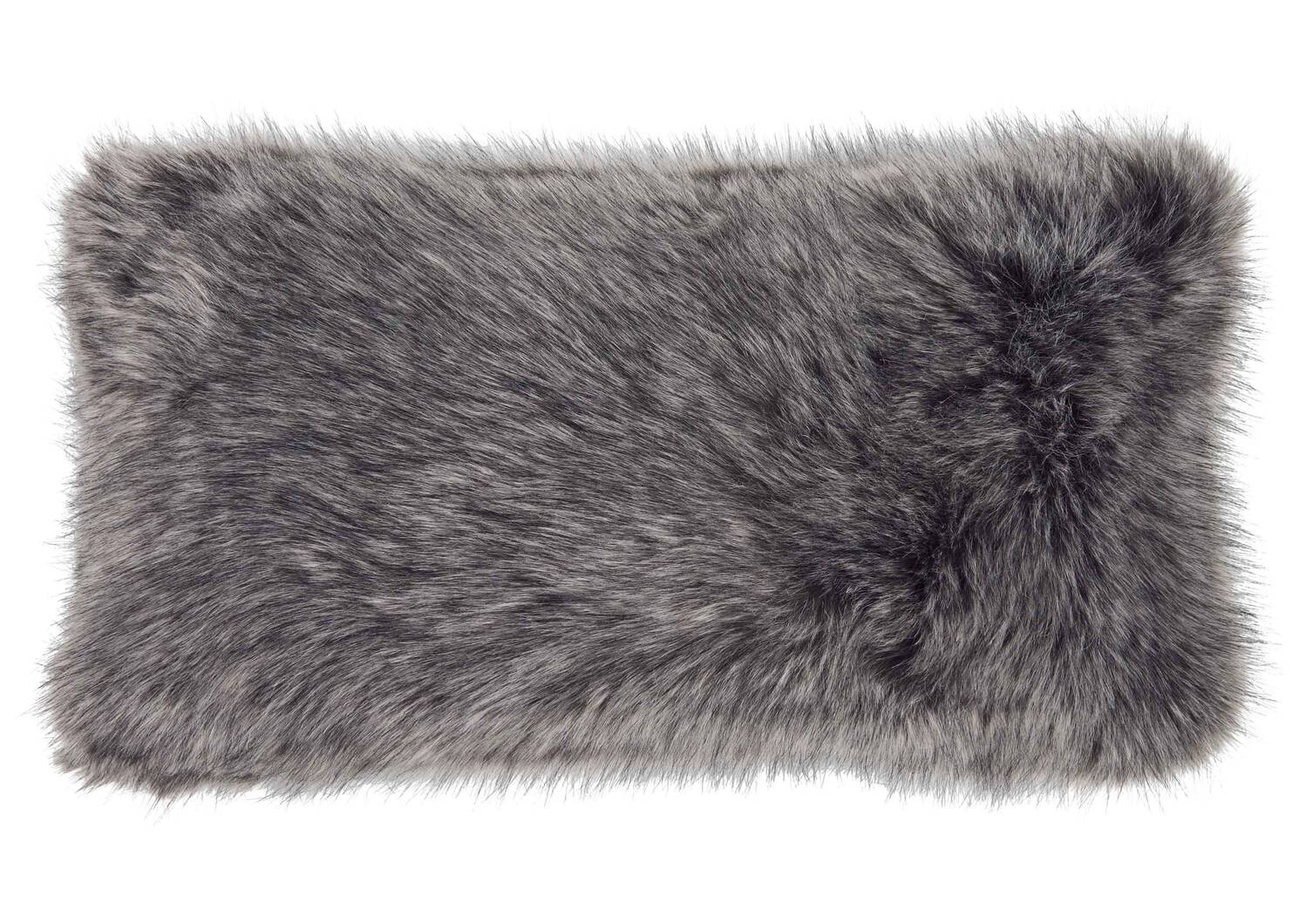 Northern Faux Fur Toss 12x22 Silver F