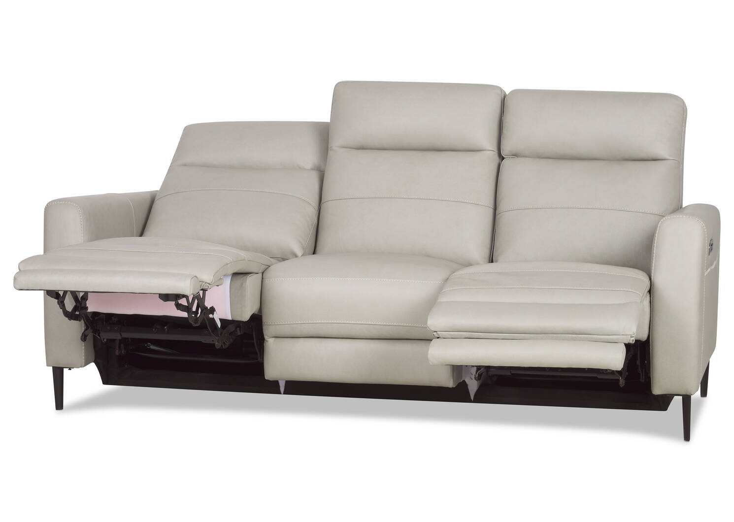 Pearson Leather Reclining Sofa -Ashby Do