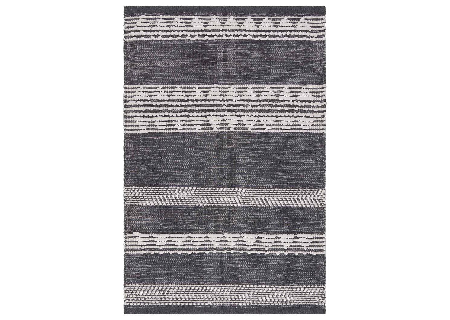 Tapis décoratif Sumner 24x36 gris/blanc