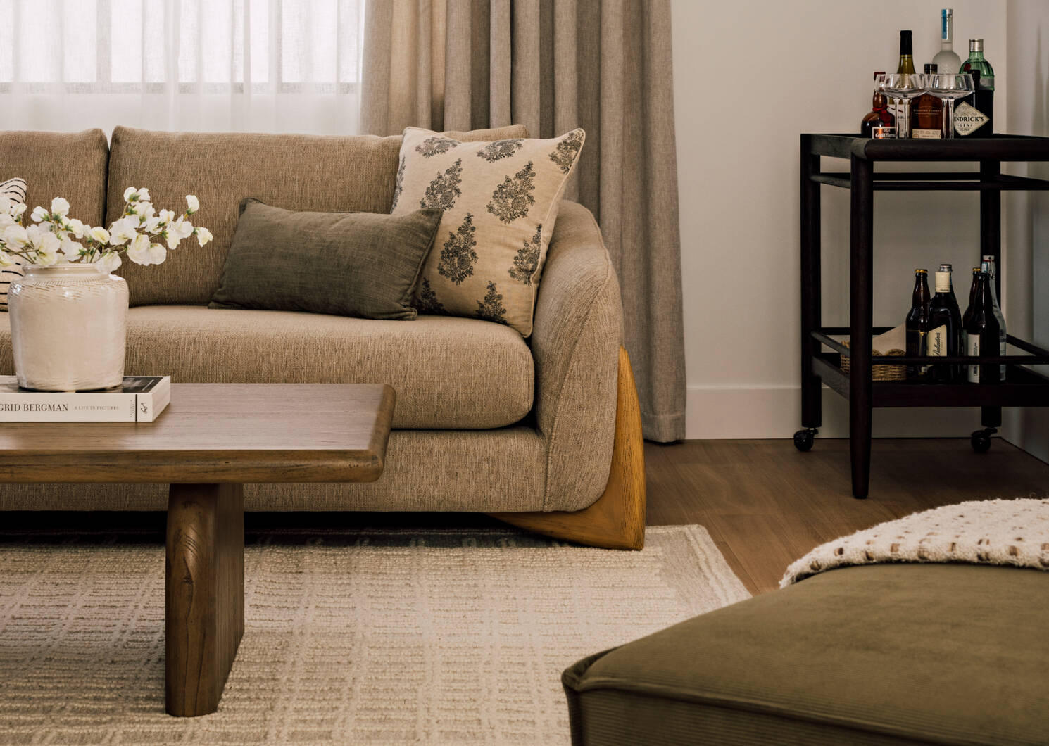Morgan Sofa -Nia Almond