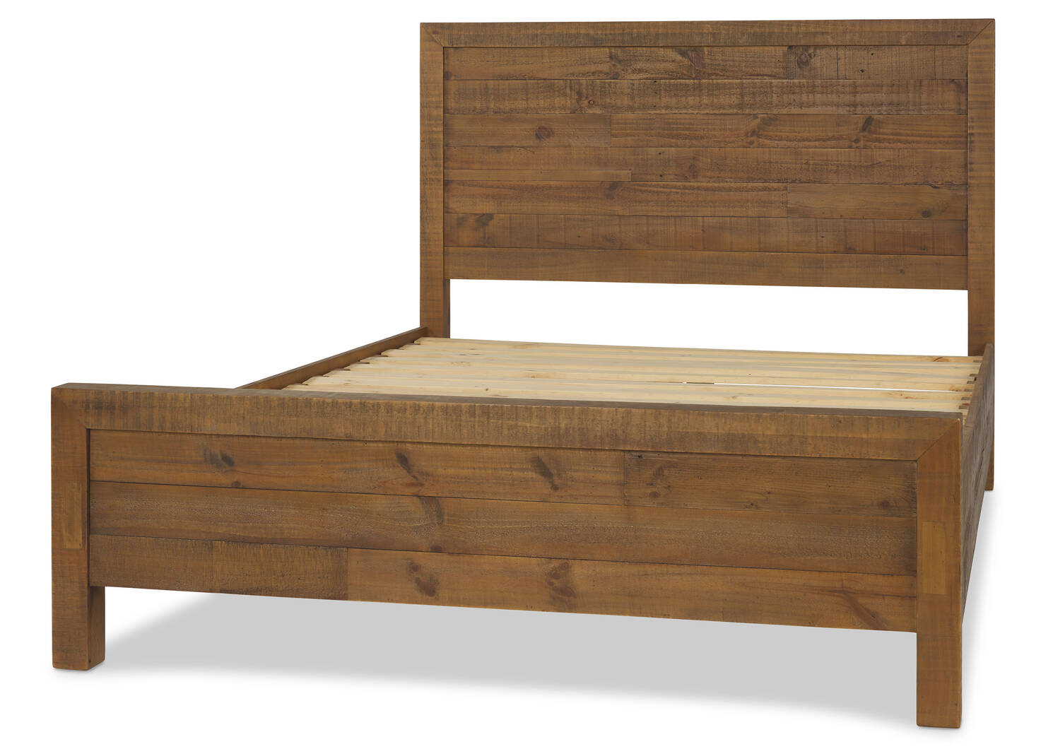 Sydney Bed Romy Pine, QUEEN