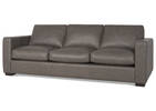 Brewer Leather Sofa -Piper Thunder