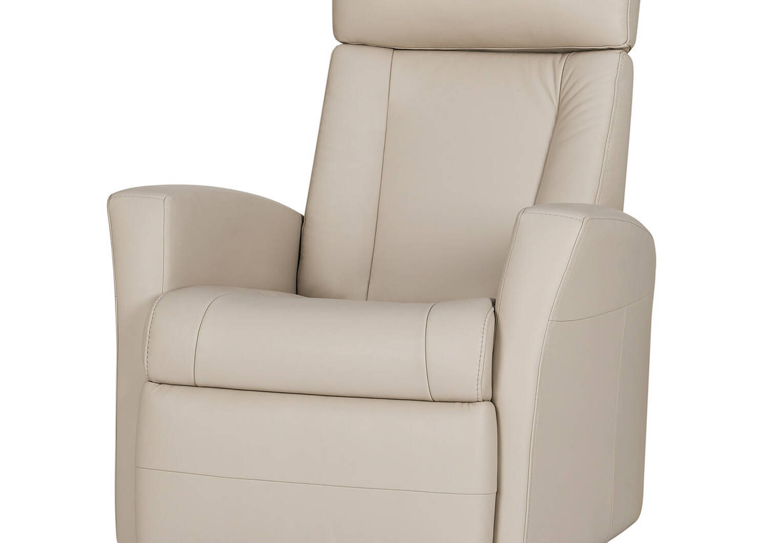 Fauteuil inc. cuir Belvedere -Tre cendré