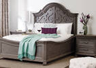 Churchill Bed -Pewter, QUEEN