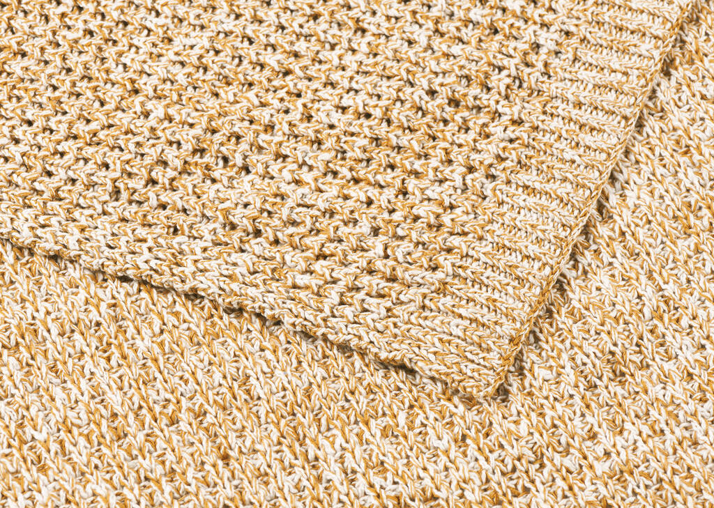 Kian Cotton Throw Marigold/Natural