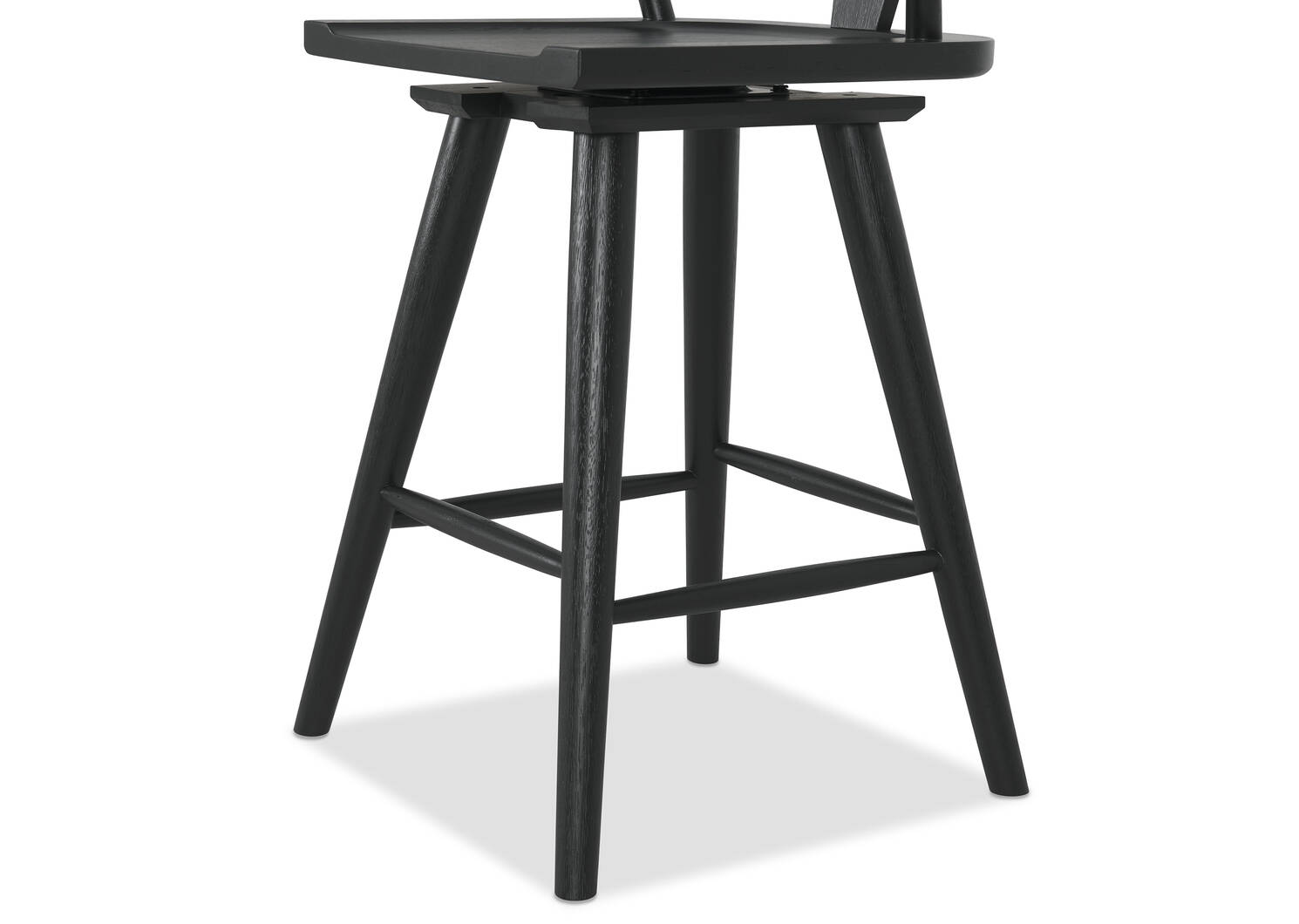 Tabouret pivotant Tolbert -Mesa noir