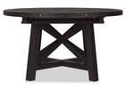 Ironside Ext Dining Table Rnd -Khal Café