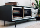 Melville Media Unit -Raven Umber