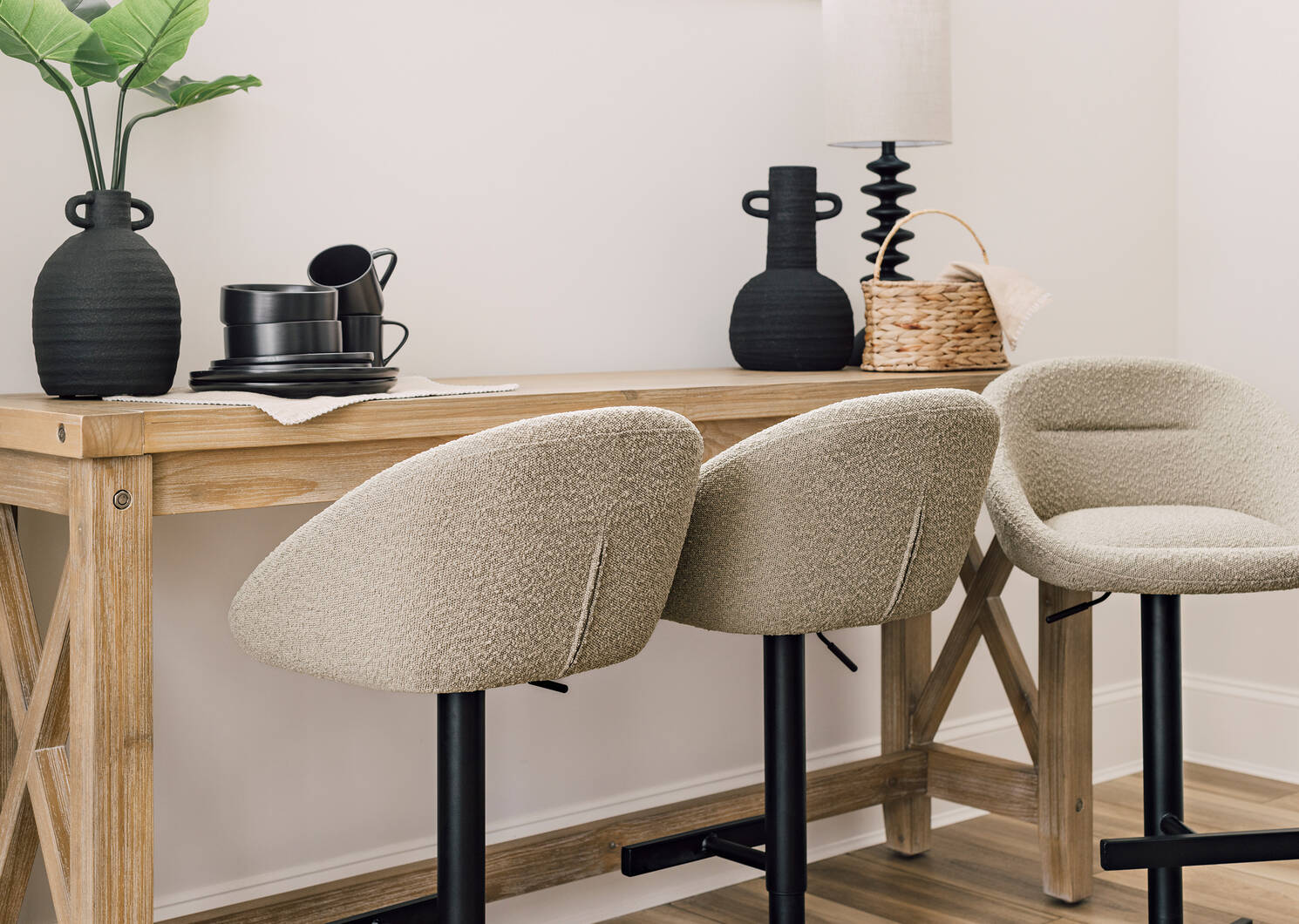 Cecilia Adjustable Stool -Davino Sand