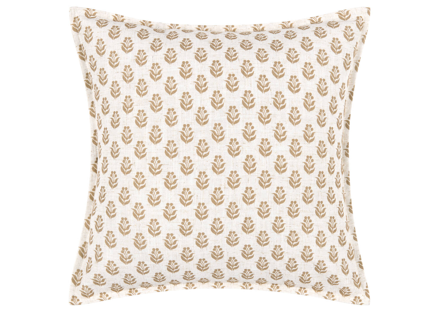 Lizette Printed Pillow 20x20 Iv/Tan