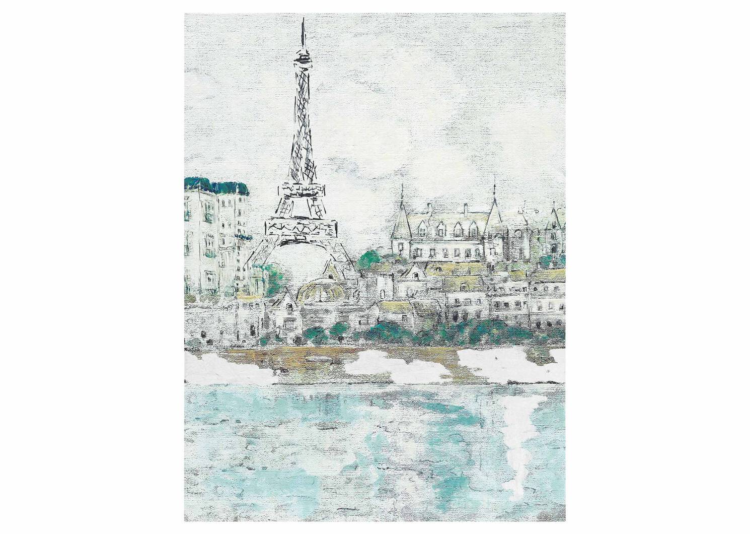 Très grande toile La Ville Lumière