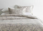 Ensembles de housse de couette en coton Bess gris/ivoire