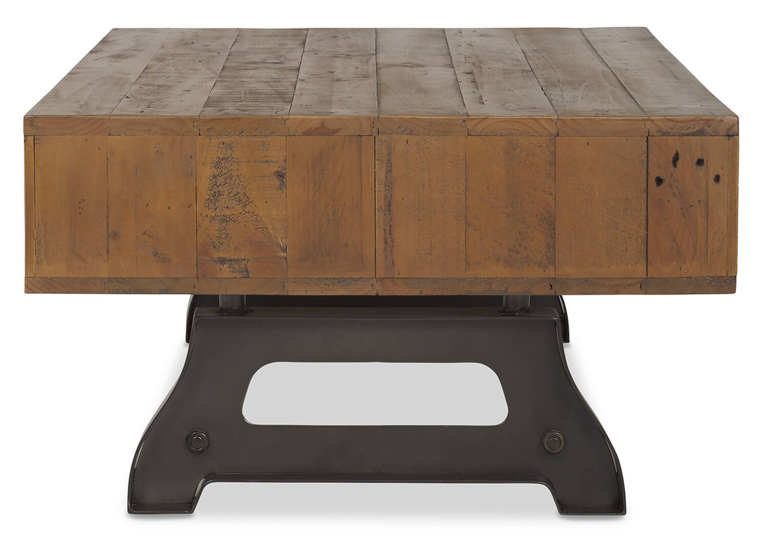 Table basse Stapleton -Whisky brun