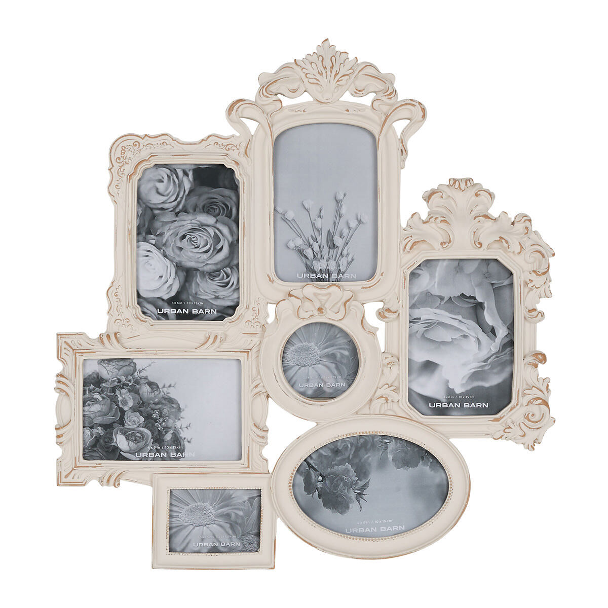 Allana Collage Frame Antique White
