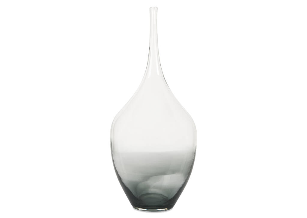 Petit vase décoratif Lucius transp/gris