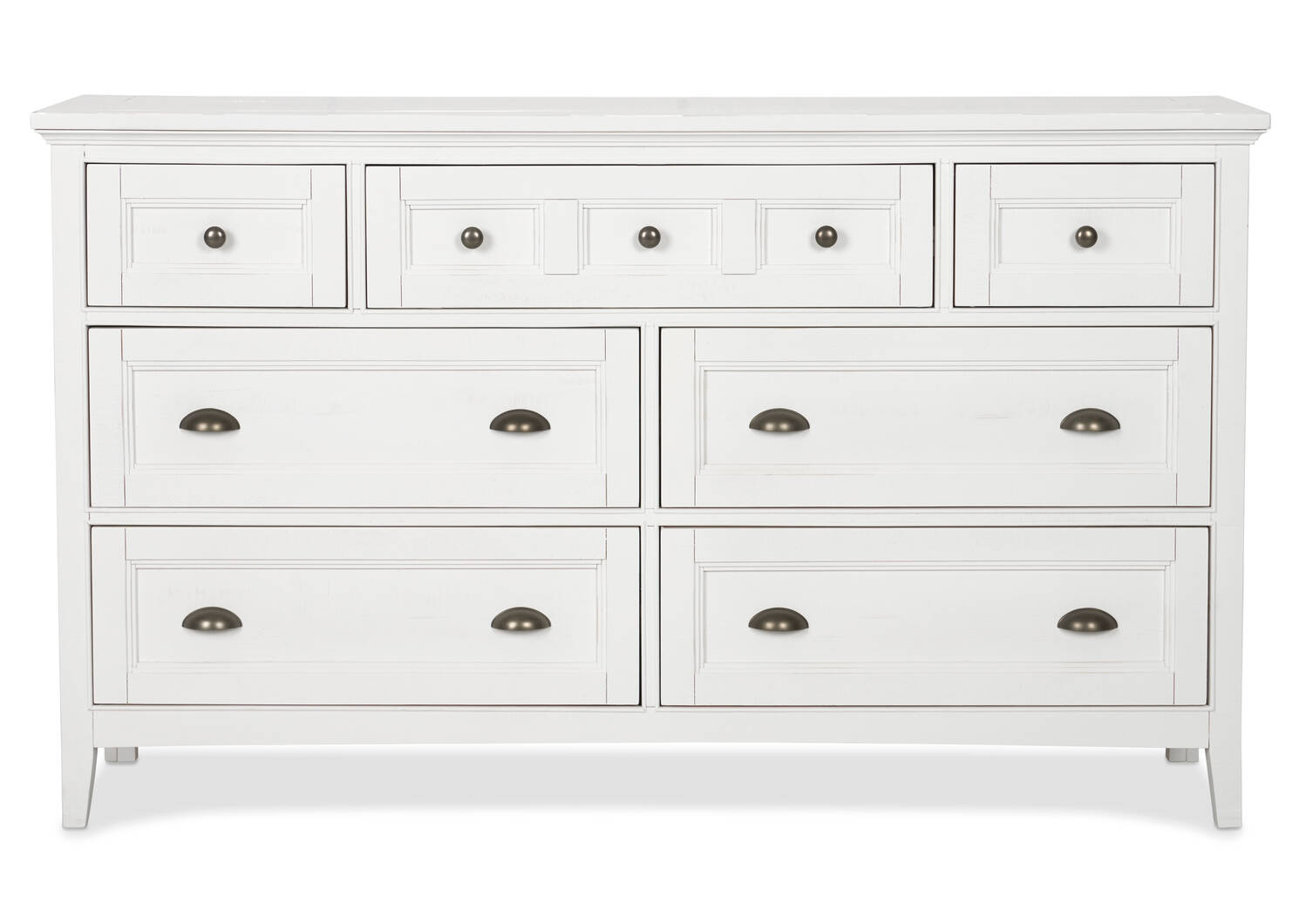 parker 7 drawer dresser | heron white | urban barn