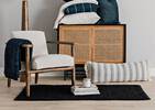 Jovie Stripe Toss 14x36 White/Atlantic