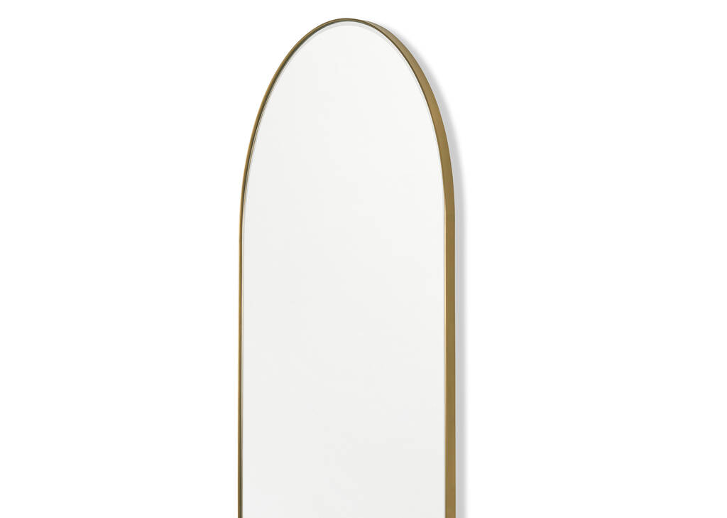 Erika Arched Leaner Mirror Brass
