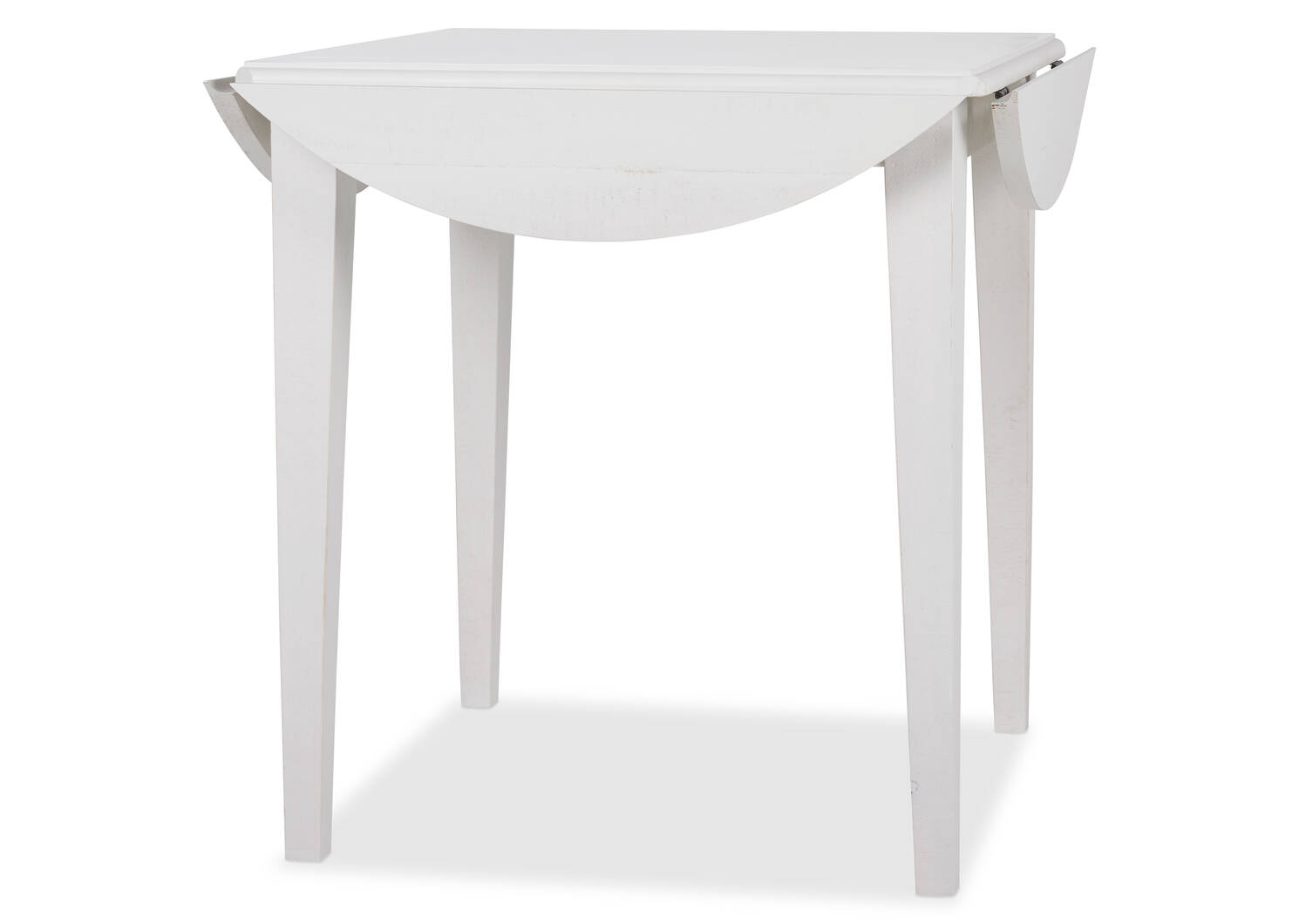 Febe Drop Leaf Dining Table -Heron White