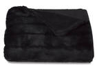 Starlet Faux Fur Throw Black