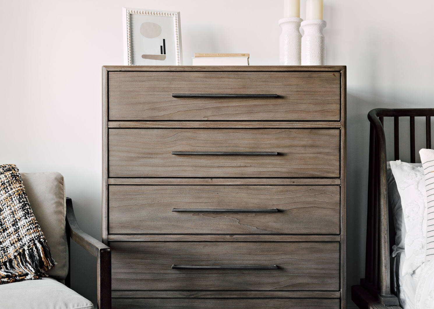 Luna 5 Drawer Chest -Stone Pine