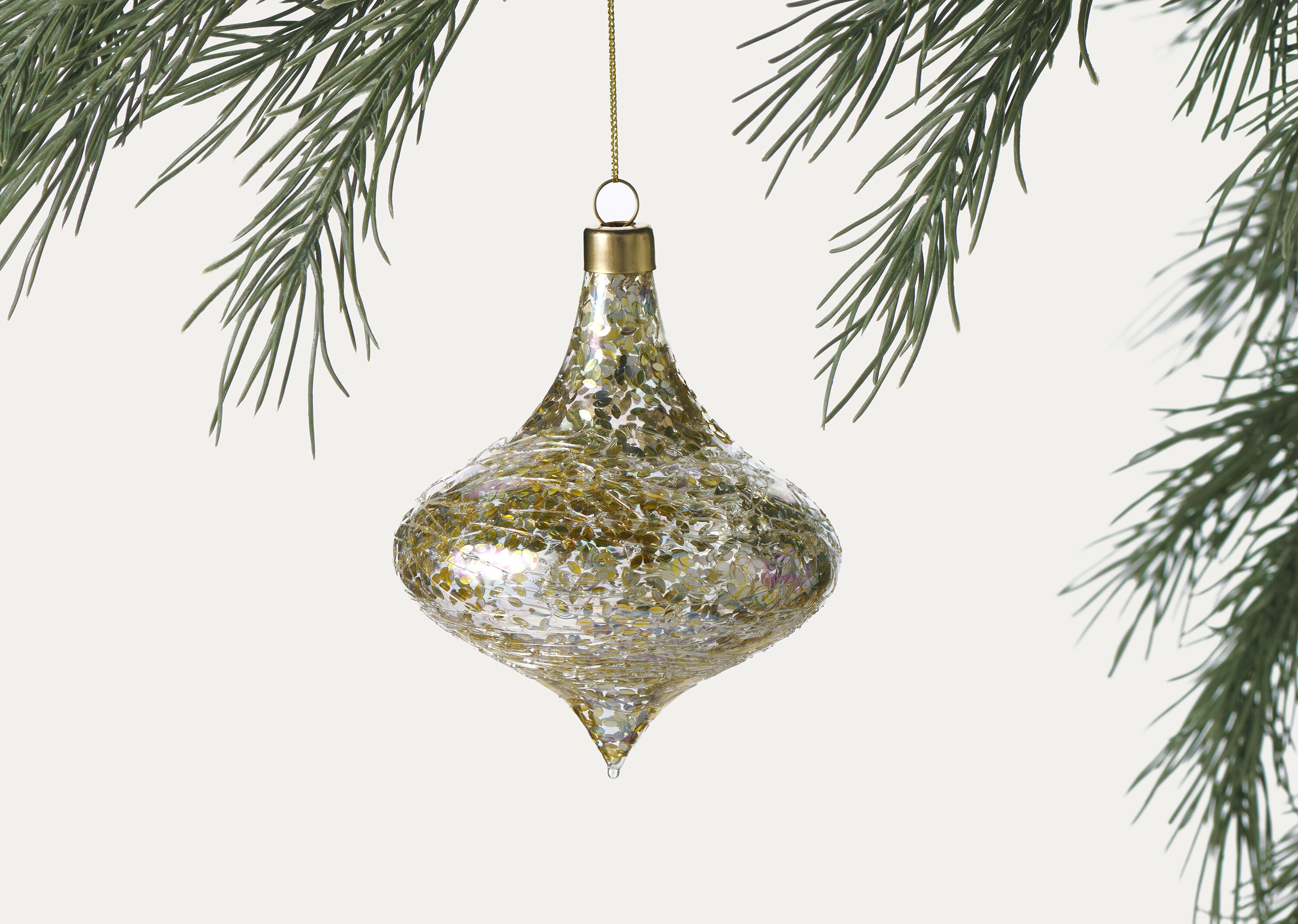 Ginny Ornament Gold Urban Barn