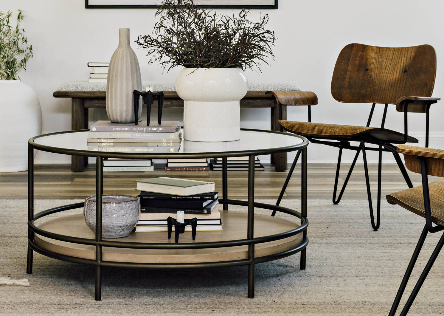 Bower Coffee Table -Cera Almond