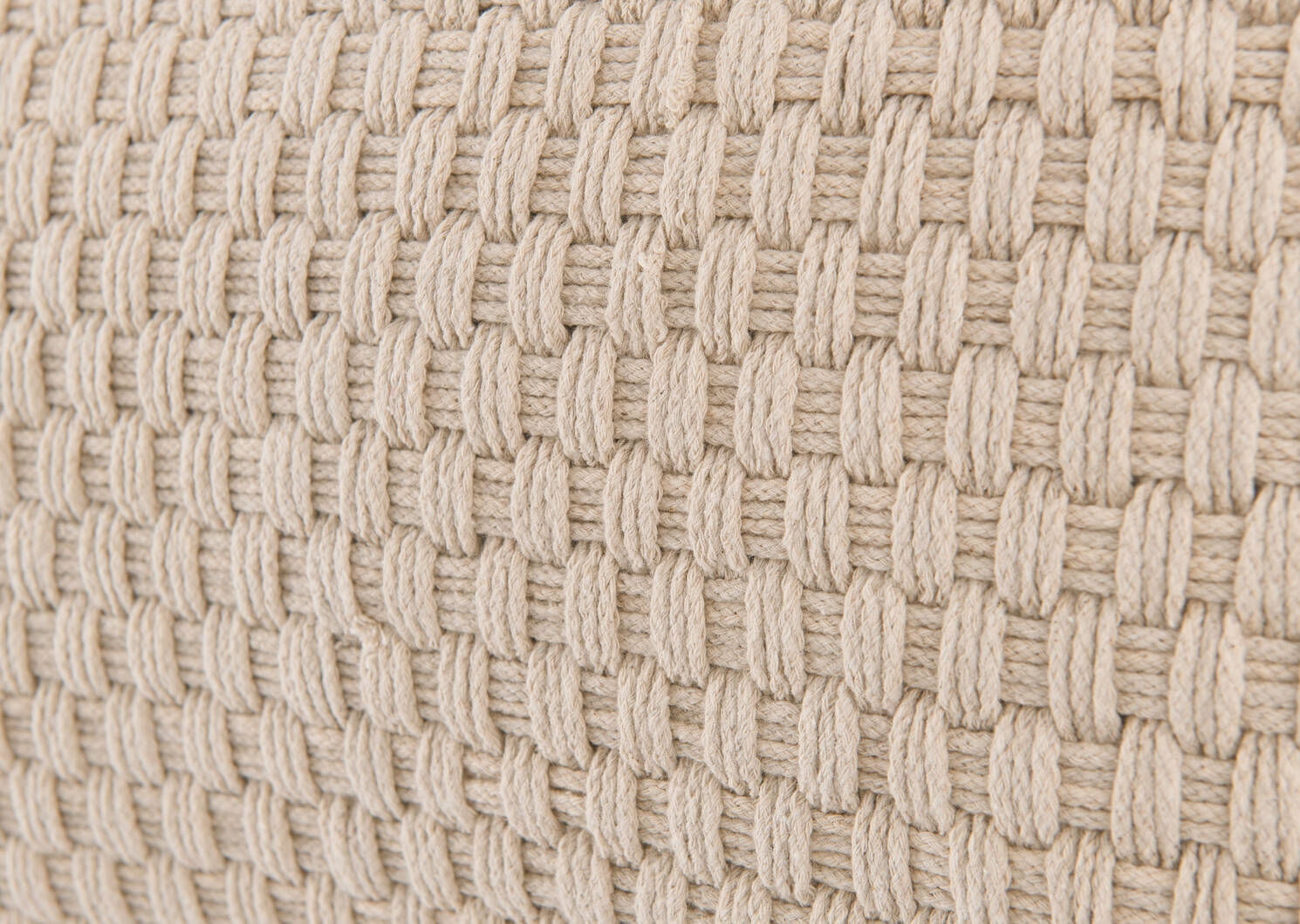 Coussin en coton Hadston 14x36 naturel