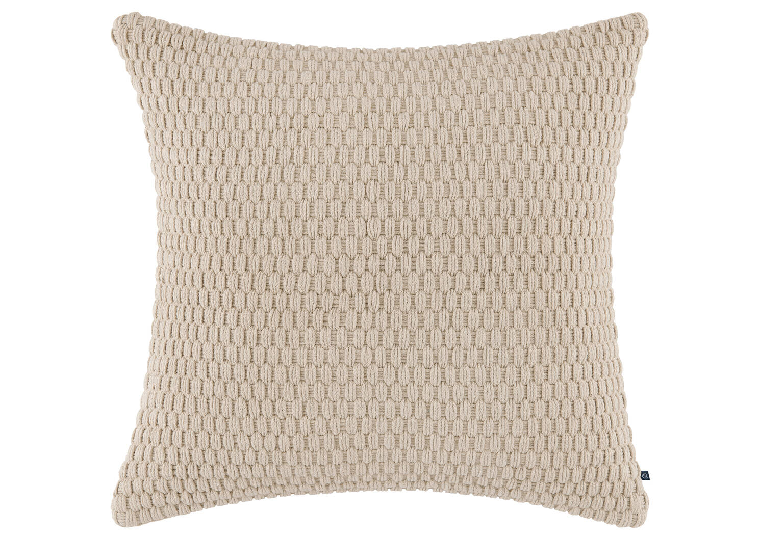 Coussin en coton Hadston 20x20 naturel