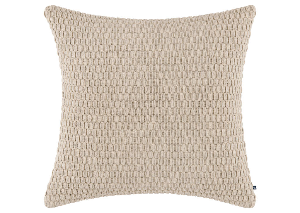 Coussin en coton Hadston 20x20 naturel