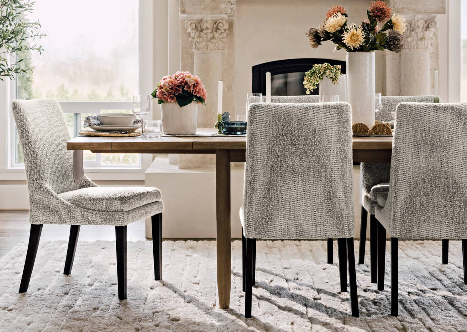 Chaise Murdoch -Luly poivre/vison