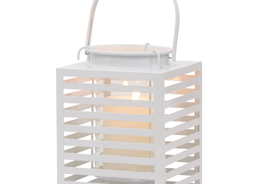 Petite lanterne Janos blanche