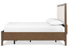 Wickham St Bed -Arwin Br/Yala Tan, QUEEN