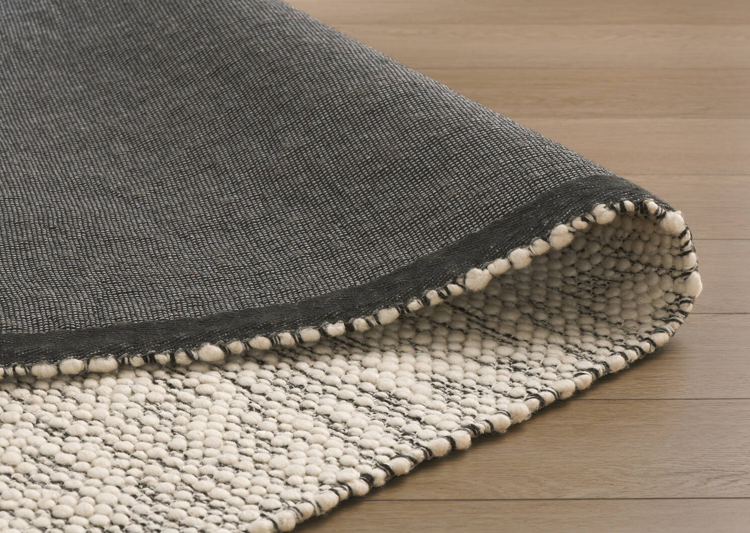 Jackson Wool Rug Ivory/Black