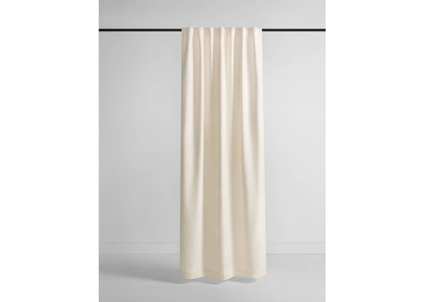 Adalee Velvet Curtain 96 Ivory