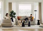 Amara Swivel Armchair -Kent Linen