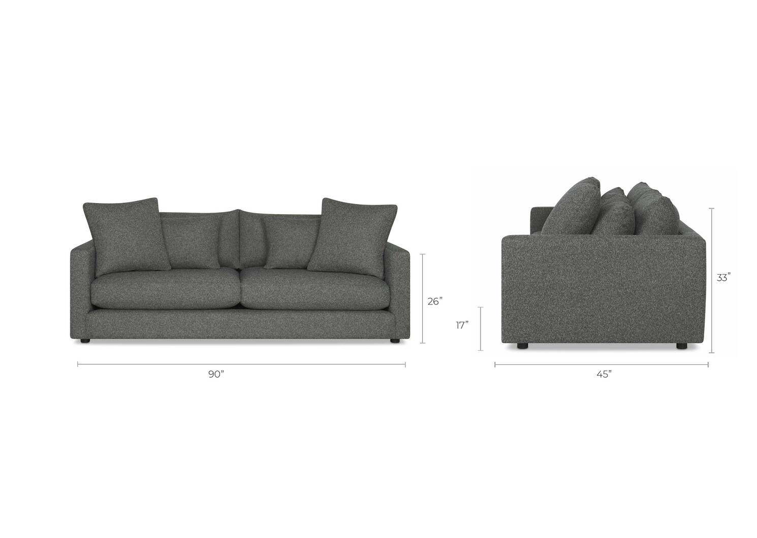 Berg Sofa -Duchess Slate