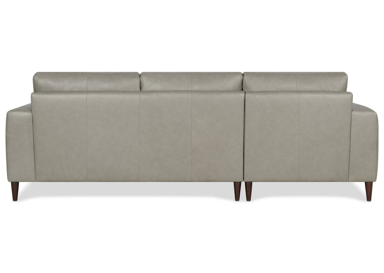 Kaston Custom Leather Sofa Chaise