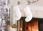 Blizz Snowflake Stocking Holder Silve