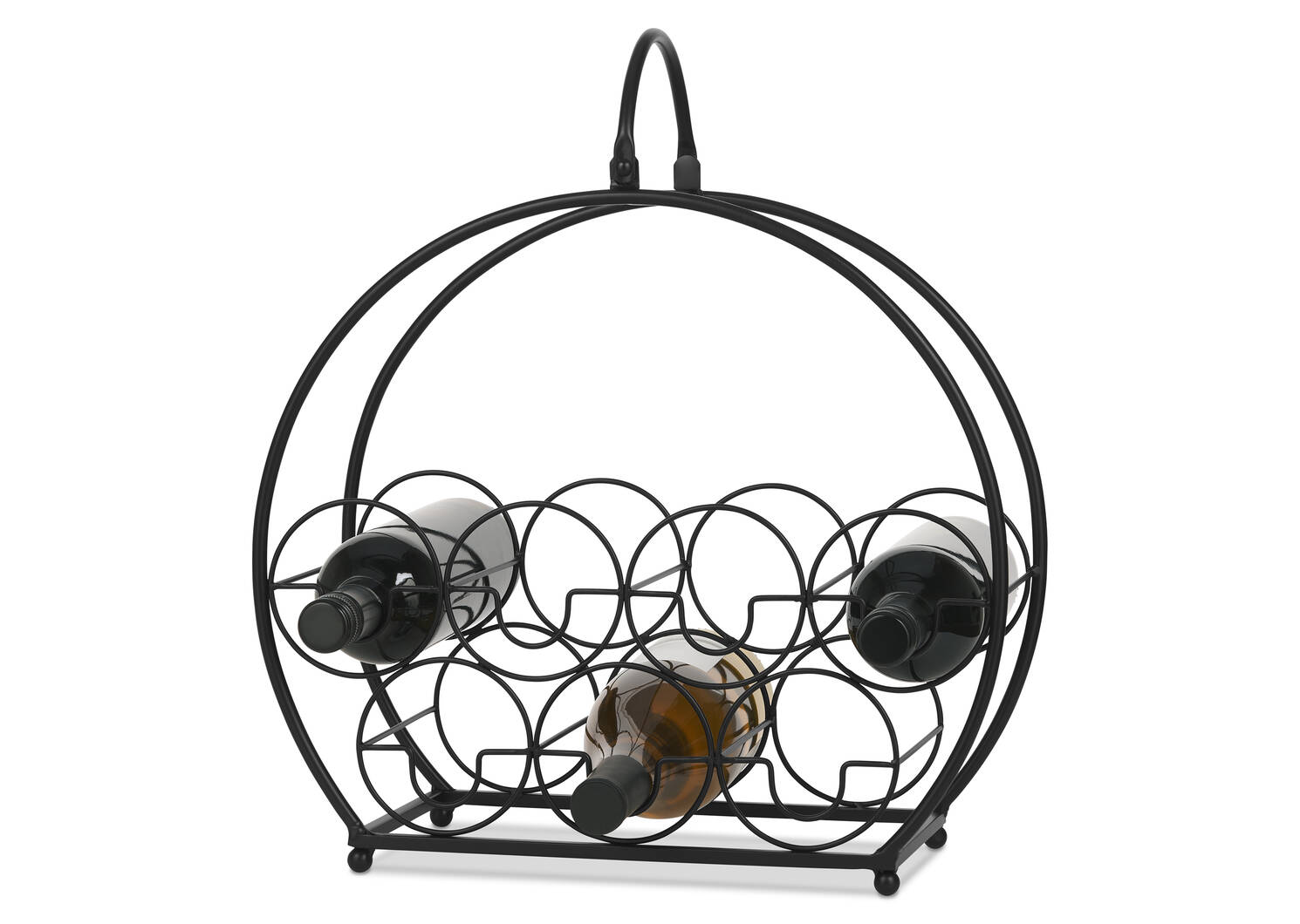 Ava Wine Rack Black