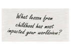 Life Questions Napkins Set of 8 Oatmeal