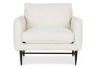 Fauteuil Odette -Wyn ivoire