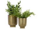 Maila Planter Small Antique Brass