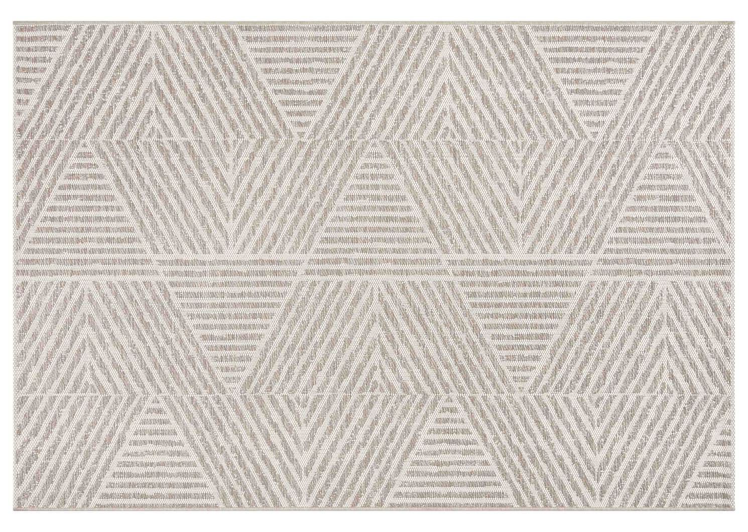 Tapis à chevrons Bondi - nat/ivoire