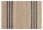 Avalon Accent Rug - Jute/Black