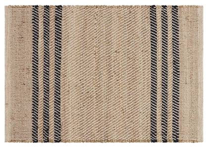Avalon Accent Rug - Jute/Black